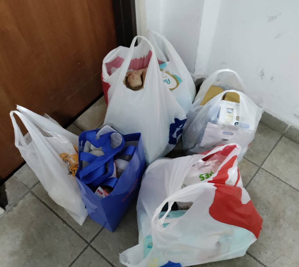 ערכה לאמא ולתינוק מגיעה ליעדה