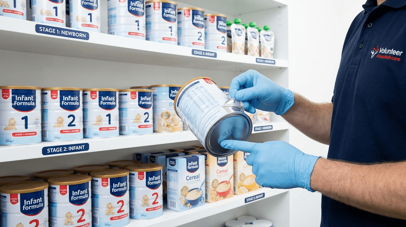 התנדבות חלוקת מזון לתינוקות דורשת רגישות מיוחדת