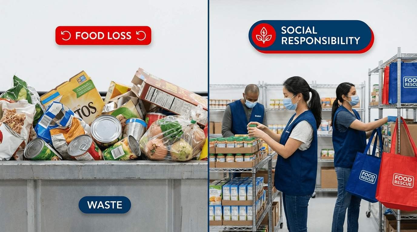 מה קורה עם המזון שלא מגיע למשפחות - צמצום בזבוז