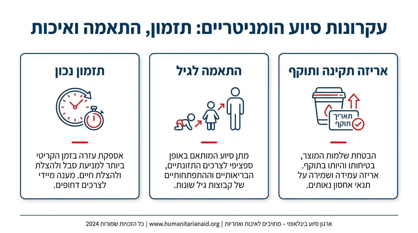 גורמים המייעלים תרומת מזון תינוקות לחגים